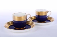 Lot 549 - EDWARDIAN MINTONS COFFEE SERVICE comprising...