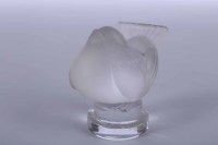 Lot 553 - LALIQUE FROSTED GLASS FIGURE MODELLED AS A...