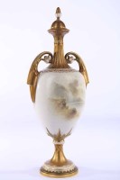 Lot 554 - EARLY 20TH CENTURY ROYAL WORCESTER TWO-HANDLED...