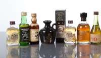 Lot 853 - MALT WHISKY MINIATURE SELECTION...