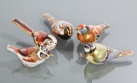 Lot 155 - FIVE ROYAL CROWN DERBY PAPERWEIGHTS of Great...