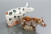 Lot 208 - TWO ROYAL CROWN DERBY PAPERWEIGHTS Priscilla,...