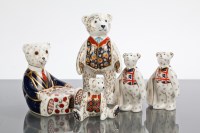 Lot 212 - FIVE ROYAL CROWN DERBY PAPERWEIGHTS of bears,...