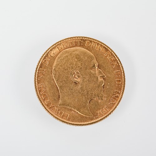 Lot 1008 - HALF SOVEREIGN DATED 1909