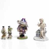 Lot 598 - GROUP OF FOUR LATE 19TH CENTURY FIGURES...