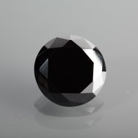 Lot 1315A - UNMOUNTED BRILLIANT CUT BLACK DIAMOND...