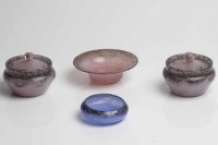 Lot 623 - COLLECTION OF MONART GLASS comprising two...