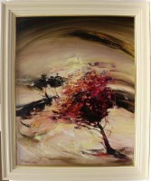 Lot 1843 - BILL BLACKWOOD, BARDOWIE BLOSSOM acrylic on...