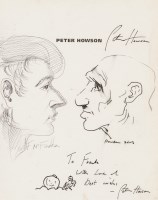 Lot 1771 - * PETER HOWSON OBE AND FRANK MCFADDEN, FACE TO...