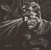 Lot 1773 - * FRANK MCFADDEN, SUPERMAN pen on paper,...