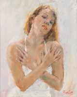 Lot 1782 - * MURIEL BARCLAY, HAPPY BIRTHDAY oil on canvas,...