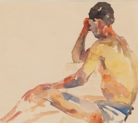 Lot 1822 - * MARGUERITE McBEY (1905 - 1999), STUDY OF A...