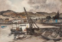 Lot 1828 - * ANN THOMAS, TARBERT watercolour on paper,...