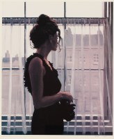 Lot 1835 - * JACK VETTRIANO, WOMAN IN BLACK limited...