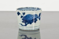 Lot 40 - JAPANESE BLUE AND WHITE ARITA WARE SOBA BEAKER...