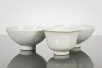 Lot 114 - THREE CHINESE BOWLS comprising a pair of...
