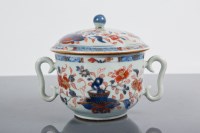 Lot 148A - 19TH CENTURY CHINESE IMARI TWO HANDLED JAR AND...