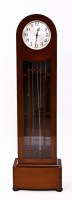 Lot 265 - 20TH CENTURY MAHOGANY LONGCASE CLOCK maker...