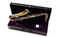 Lot 319 - 1920'S BUESCHER ELKHART NICKEL PLATED ALTO...