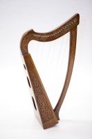 Lot 328 - LATE 20TH CENTURY LINE INLAID MAHOGANY IRISH...