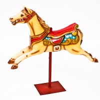 Lot 366 - 20TH CENTURY FIBREGLASS MODEL OF A CAROUSEL...