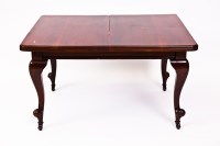 Lot 373 - VICTORIAN MAHOGANY EXTENDING DINING TABLE with...