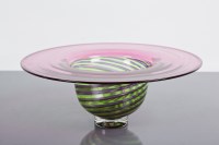 Lot 396 - LATE 20TH CENTURY STUDIO GLASS BOWL by Bob...