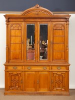 Lot 441 - LATE 19TH CENTURY CUPBOARD ON BASE the...