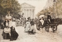 Lot 512 - MANUEL ROBBE (FRENCH 1872 - 1936), RUE ROYALE...