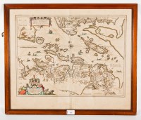 Lot 584 - BLEAU: 17TH CENTURY MAP OF THE WEST COAST OF...