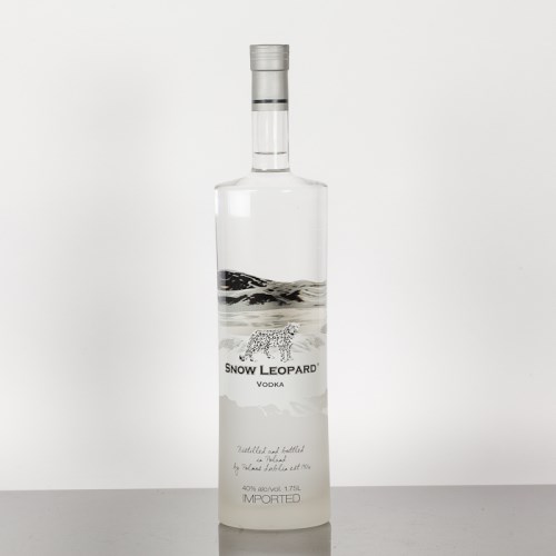 Lot 792 - SNOW LEOPARD VODKA Distilled and bottled in...