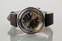 Lot 1013 - GENTLEMAN'S SEIKO AUTOMATIC WORLD TIME WRIST...