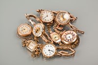 Lot 1020 - COLLECTION OF EIGHT LADY'S NINE CARAT GOLD...