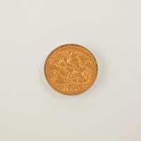 Lot 1022 - HALF SOVEREIGN DATED 1906