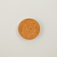 Lot 1023 - HALF SOVEREIGN DATED 1883