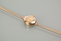 Lot 1025 - LADIES NINE CARAT GOLD ENICAR WRIST WATCH the...