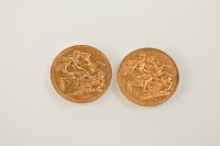 Lot 1071 - TWO SOVEREIGNS DATED 1889 AND 1890