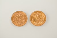 Lot 1072 - TWO SOVEREIGNS DATED 1958 AND 1963