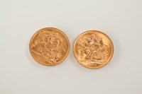 Lot 1076 - TWO SOVEREIGNS DATED 1959 AND 1963