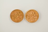 Lot 1077 - TWO SOVEREIGNS DATED 1902 AND 1911