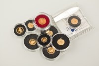 Lot 1080 - GROUP OF VARIOUS SMALL GOLD COINS including a...