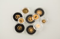 Lot 1081 - GROUP OF VARIOUS SMALL GOLD COINS including a...