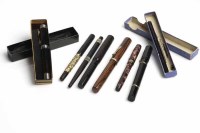 Lot 1140 - COLLECTION OF VINTAGE FOUNTAIN PENS (8)...