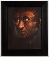 Lot 1748 - * PETER HOWSON OBE, OLD SID oil on canvas,...