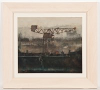 Lot 1775 - * PETER NARDINI, ACROSS THE ROOFTOPS mixed...