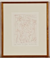 Lot 1803 - * ADRIAN WISZNIEWSKI RSA, LIVING ROOM drypoint...