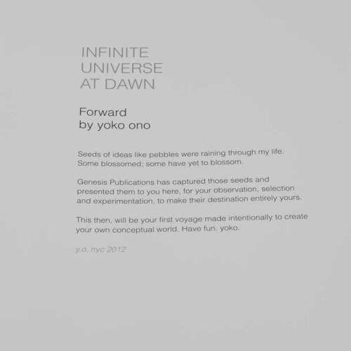 Lot 1169 - YOKO ONO: INFINITE UNIVERSE AT DAWN DELUXE...