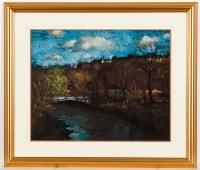 Lot 1865 - * JOHN MACKIE, PARK CIRCUS FROM KELVINGROVE,...