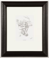 Lot 1907 - * GRAHAM MCKEAN, HILL BILLY pencil on paper,...