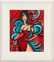 Lot 1937 - LAETITIA GUILBAUD, LITTLE RED MISS acrylic on...